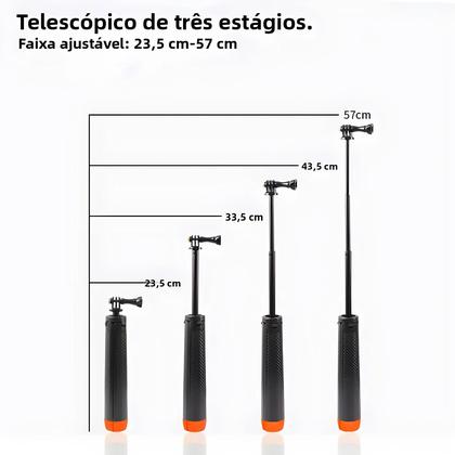 Imagem de Tripé Monopé Flutuante À Prova d'Água Com Pegador Para Câmeras GoPro Hero 13 12 11 10 9 8 5 SJCAM