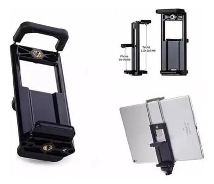 Imagem de Tripé Pedestal 2 Metros Suporte 2 Em 1 Tablet iPad Celular 360º