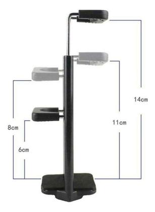 Imagem de Tripé Pedestal 2 Metros Suporte 2 Em 1 Tablet iPad Celular 360º