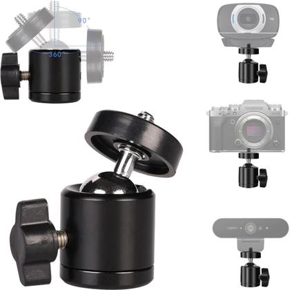 Imagem de Tripé Pedestal 2m Suporte Câmera Filmadora Projetor + Cabeça Plataforma Articulada