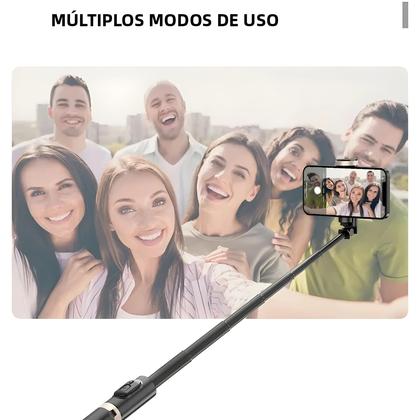 Imagem de Tripé Portátil Sem Fio Bluetooth Selfie Stick Com Luz De Preenchimento Para Huawei iPhone 13 Android