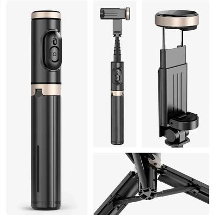 Imagem de Tripé Portátil Sem Fio Bluetooth Selfie Stick Com Luz De Preenchimento Para Huawei iPhone 13 Android