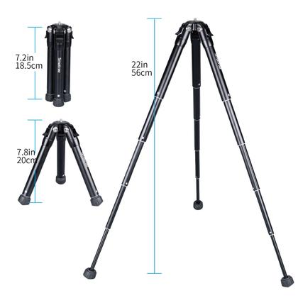 Imagem de Tripé Smatree extensível de 20-55 cm de altura para Gopro/Osmo Mobile