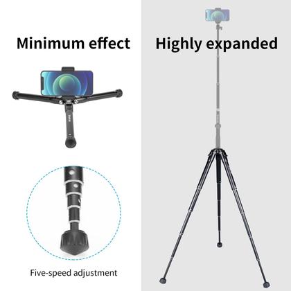 Imagem de Tripé Smatree extensível de 20-55 cm de altura para Gopro/Osmo Mobile