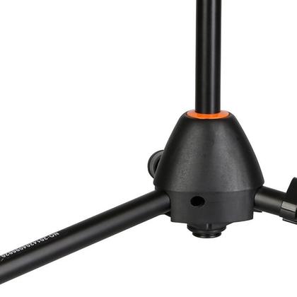 Imagem de Tripé,suporte P/microfone c/gatilho (reto/girafa) c/haste removível,aço,preto