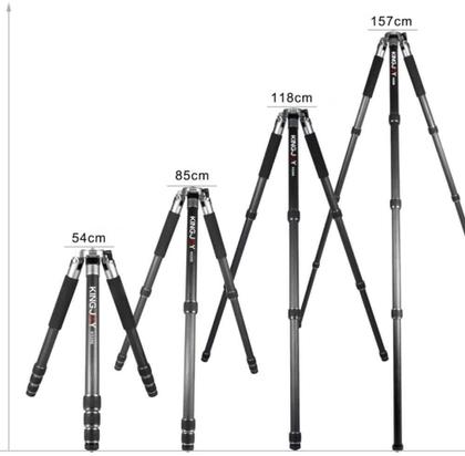 Imagem de Tripé Vídeo E Foto Kingjoy K5208 Fibra Carbono Equipamentos