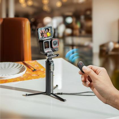 Imagem de Trípode para cámara Insta360 Mini 2 en 1 con control remoto, 58 cm