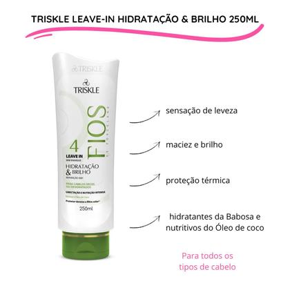 Imagem de Triskle Leave-in Fios de Porcelana Hidratação 250ml