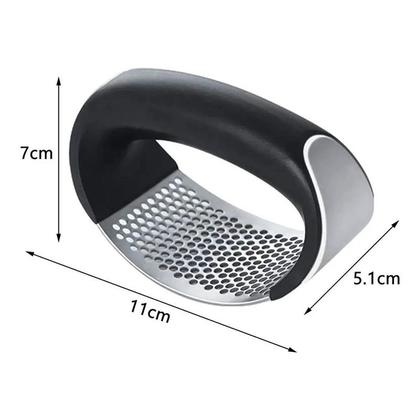 Imagem de Triturador Amassador Alho Aço Manual Com Pressão