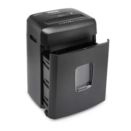 Imagem de Triturador Amazon Basics Cross Cut de 15 folhas com compartimento de 22 L preto
