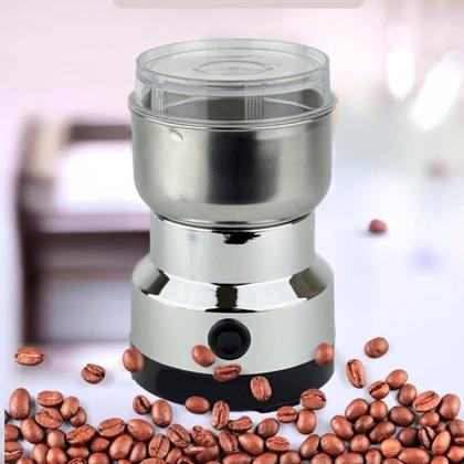 Imagem de Triturador de Café Elétrico Aço Inoxidável Ideal para Grãos e Sementes 110v