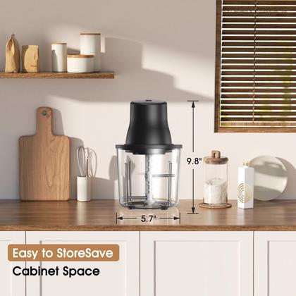 Imagem de Triturador de frango elétrico para picador de alimentos, tigela de 250 W e 1,5 L