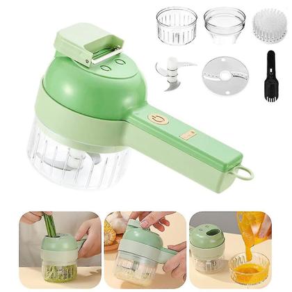 Imagem de Triturador de Legumes Elétrico 4 em 1 Alta Potência