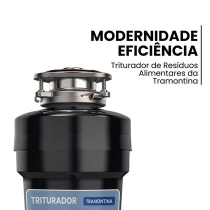 Imagem de Triturador De Resíduos Alimentares Tramontina Cubas Ou Pias