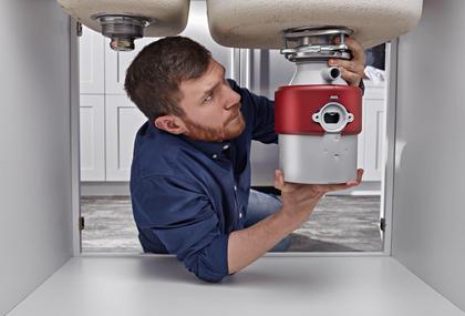 Imagem de Triturador de resíduos de alimentos KitchenAid 84211643 1/2HP Red