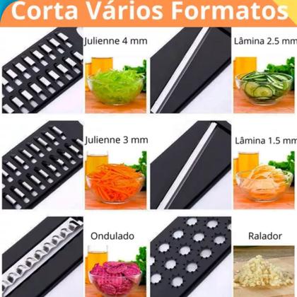 Imagem de Triturador de Vegetais e Frutas Inox Giratório Manual