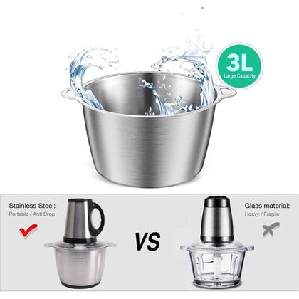 Imagem de Triturador picador de alimentos 110v 3 litros 300w