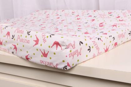 Imagem de Trocador Cômoda Impermeável Bebê Menina Estampado C/ Zíper