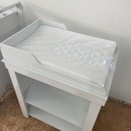 Imagem de Trocador De Bebê Anatômico Cômoda Capa Plástica 55x40cm - ALEPLUSH