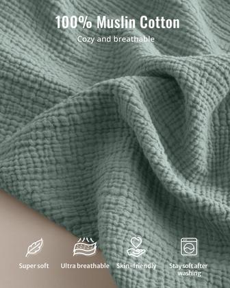 Imagem de Trocador de bebê Blissful Diary Muslin com forro impermeável