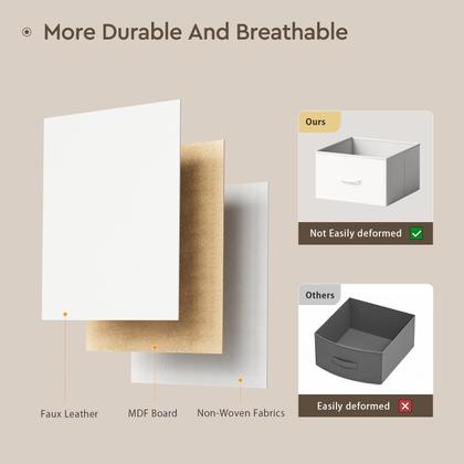 Imagem de Trocador de bebê YeTom Cômoda com 3 gavetas de tecido