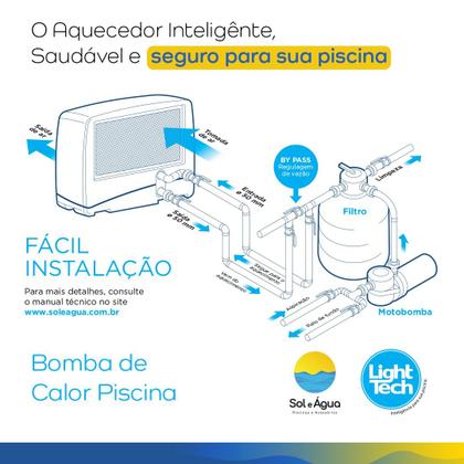 Imagem de Trocador De Calor Wi-Fi Monofásico para Aquecimento de Piscinas até 35 mil Litros NANO LT 35N - Light Tech