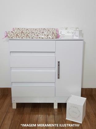 Imagem de Trocador De Cômoda Anatômico Americano Plastificado Florence - PolyBaby