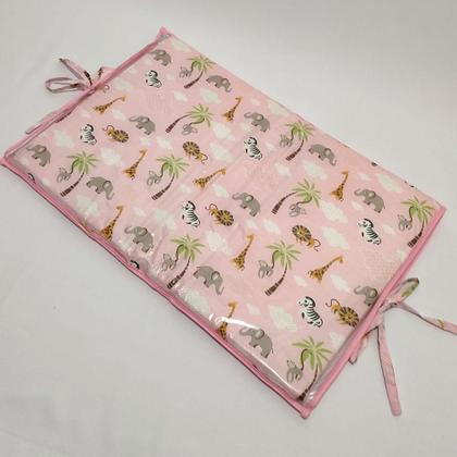 Imagem de Trocador de Cômoda para Bebê Impermeável Acolchoado 100% Algodão - Mãe e Filho Enxovais