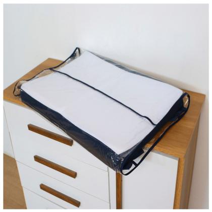 Imagem de Trocador de Fraldas Para Bebê Anatômico c/ Capa Cômoda Menina Menino