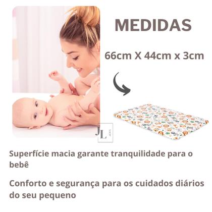 Imagem de Trocador De Fraudas Para Cômoda Impermeável Coloridos Linha Premium