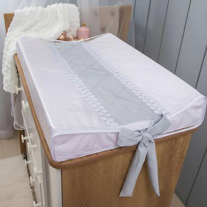 Imagem de Trocador Plastificado De Comoda Para Bebe Luxo Menina