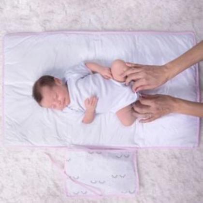Imagem de Trocador porta fraldas baby portatil 66cm x 40cm menina