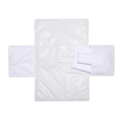 Imagem de Trocador Porta Fraldas Portátil 66cm X 40cm Bege Papi