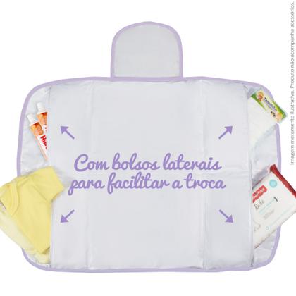 Imagem de Trocador Portátil com Bolsos Internos Nanna Baby - Lilás