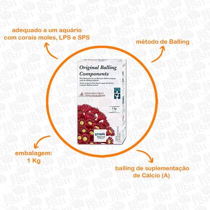 Imagem de Tropic Marin Balling Suplementação Cálcio Corais Marinho 1Kg