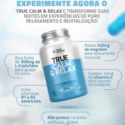 Imagem de True Calm & Relax Longevidade Prevenção 90 Cáps True Source