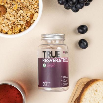 True Resveratrol 450mg - 30 Cápsulas - TRUE SOURCE Imagem de True Resveratrol 450mg - 30 Cápsulas - TRUE SOURCE