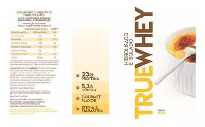 Imagem de True Source True Whey (837G) - Hidrolisado E Isolado - Vanilla Creme Brulle