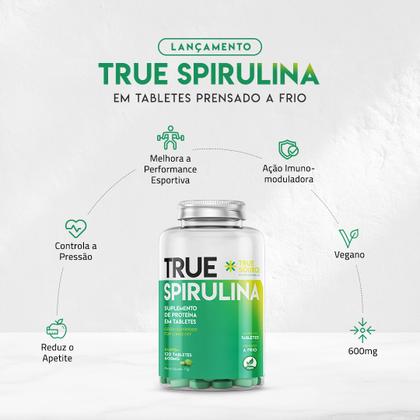 Imagem de True Spirulina True Source 600mg 120 tabletes