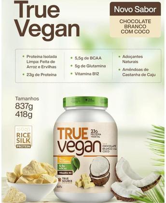 Imagem de True Vegan 837gr Proteina Vegana True Source