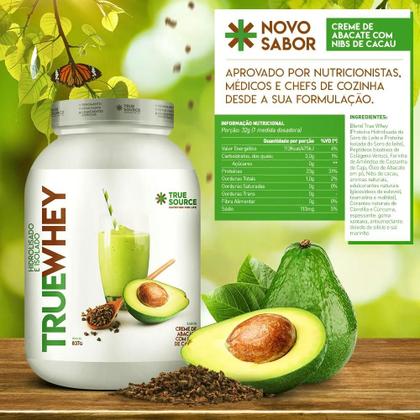 Imagem de True Whey Creme de Abacate C/ Nibs de Cacau 837g-True Source