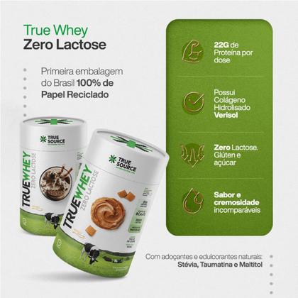 Imagem de True Whey Protein Concentrate Zero Lactose Concentrada 900g