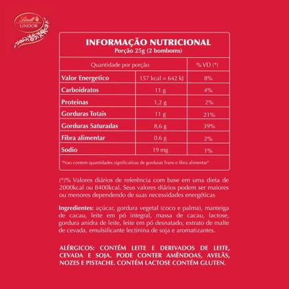 Imagem de Trufa de Chocolate ao Leite Lindt Lindor Caixa 112g