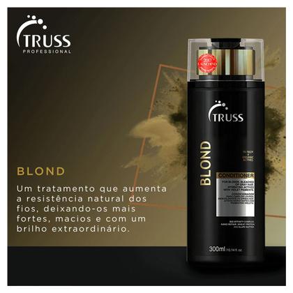 Imagem de Truss Blond Kit Shampoo Condicionador e Uso Obrigatório Blond Reconstrutor 260ml