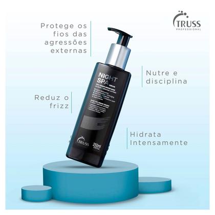 Imagem de Truss Kit Uso Obrigatório Reconstrutor 260ml e Night Spa Serum 250ml
