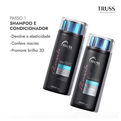 Imagem de Truss Miracle Kit Shampoo Condicionador e Máscara 180g