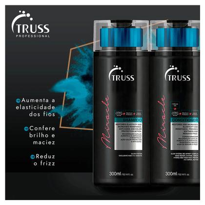 Imagem de Truss Miracle Kit Shampoo Condicionador e Máscara 180g
