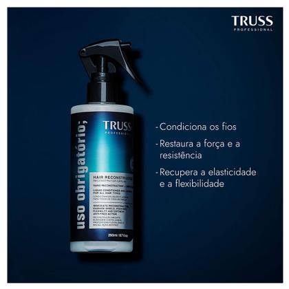 Imagem de Truss Miracle Kit Shampoo Condicionador Máscara e Uso Obrigatório Reconstrutor 260ml