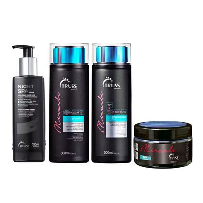 Imagem de Truss Miracle Sh 300ml + Cd 300ml + Mask 180g + Night Spa