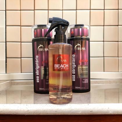 Imagem de Truss Plus + Shampoo e Condicionador 300ml + Beach Waves 260ml